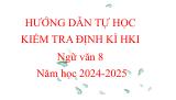 Đề cương ôn tập Học kì 1 Ngữ văn 8 năm 2024–2025 trường THCS Lê Anh Xuân (TP Hồ Chí Minh)